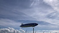 Het vertrek van een zeppelin