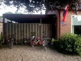 mam had vlag van SXM uithangen