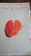 lieve Jurre. love you too........bedankje voor het kamperen.
