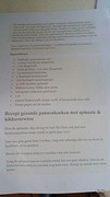 alles onder controle, al tijdens de week recepten gezocht