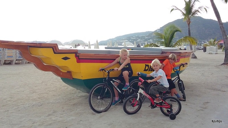 bootje varen, fietsje racen