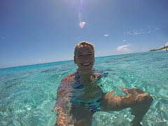 effe in het water...zooooooo helder
