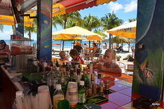 aan de bar