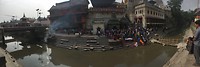 Crematies bij Pashupati Nath