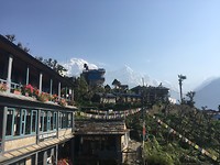 Uitzicht in Ghandruk