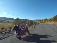 Sexy bike with mountains