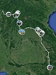 Mijn route van drie weken door Laos