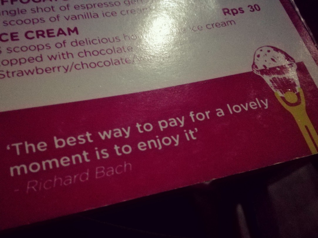 Menu quote