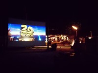 Overluchtbioscoop op het strand!