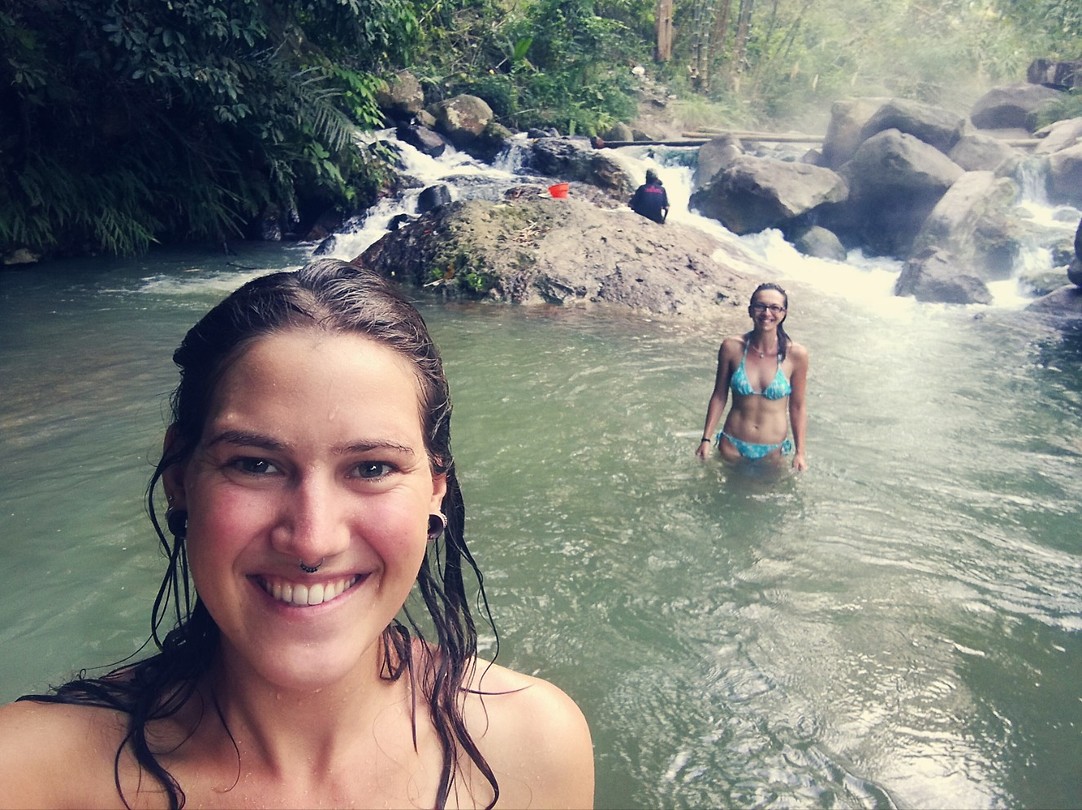 Douchen in de hotsprings!