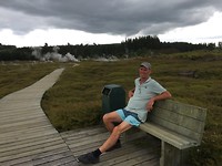 Even bijjkomen van de enorme wandeling
