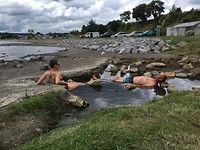 Lekker buiten in bad