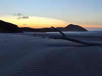 Net te laat voor de zonsondergang helaas...