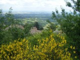 Uitzicht van de stadsmuur Montepulciano