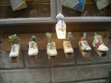 Schoenen, kranten en een plantje......