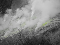 Geologisch gebeuren op de vulkaan