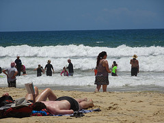 Rainbow Beach, strandgebeuren