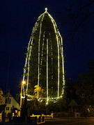 Gemeentelijke kerstversiering in Bellingen