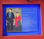 MC. Museum FK. Frida met Diego Rivera, haar echtgenoot