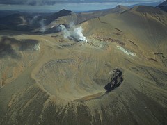 Tongariro NP van boven gezien 1