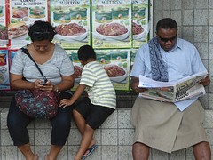 Melanesisch gezin in Lautoka