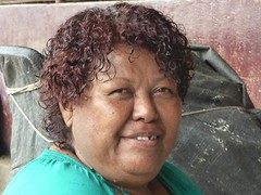 Melanesische vrouw in Lautoka