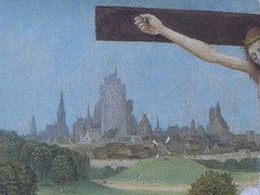 Detail Calvarie met Schenker Jheronimus Bosch