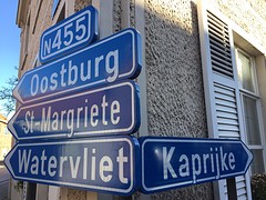 Verkeersborden in Sint Laureins