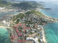 Luchtfoto Sint Maarten Philipsburg