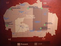 Navajo nation kaart