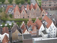 Lubeck uitzicht vanaf St Petri toren