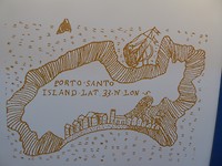 porto santo museum kaart met locatie waar Slot Ter Hoge zonk