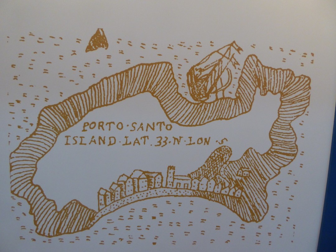 porto santo museum kaart met locatie waar Slot Ter Hoge zonk