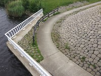 de grens met het oude land