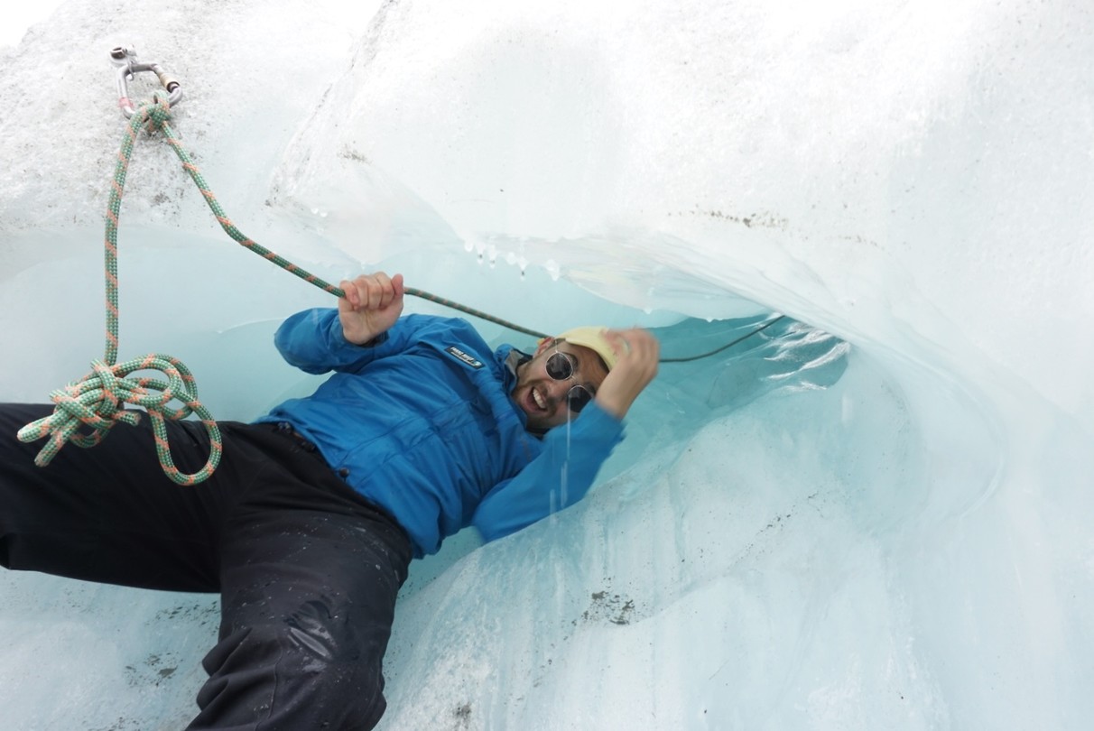 Sliding into the Glacier Foto Tom & Dien gaan de wereld zien!