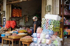 straat markt op bali