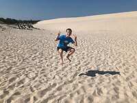 Lars in de duinen
