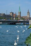 Zurich meer met stad