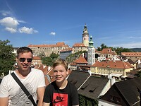 Uitzicht Cesky Krumlov