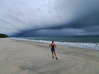 3 minuten voor het onweer