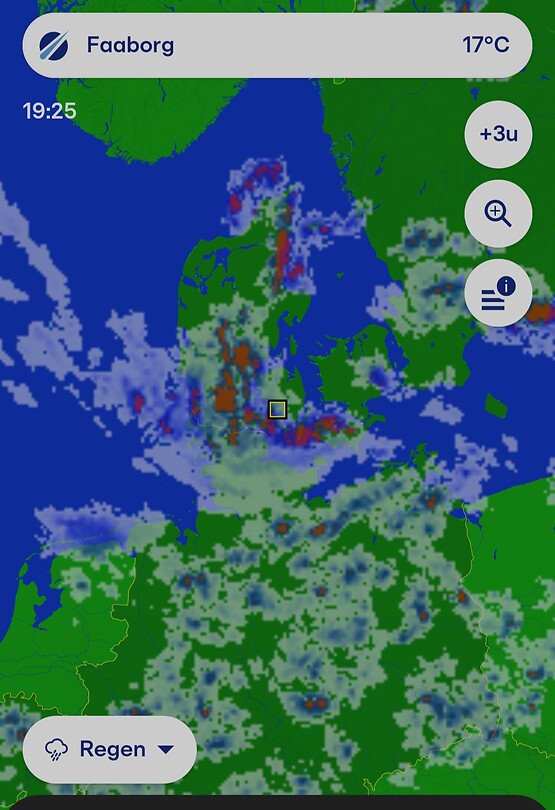 Buienradar 22 juli. Code rood...
