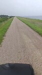 Fietsen langs de zee
