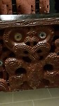 Detail van maori huis