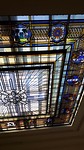 Glas in lood plafond museum