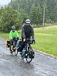 Matt en Grace fietsen met ons mee