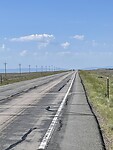 Stille lange highway