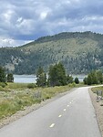 Fietspad tussen Silverthorne en Breckenridge