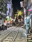 Treinspoor door Hanoi