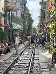Treinspoor in Hanoi