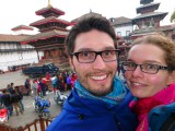 Tony en Jet @ Patan Durbar Square